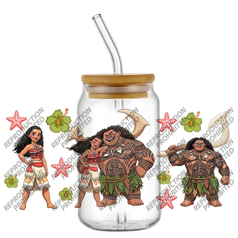 Rdta Tank Glass - New Popular Cartoon Movie Moana 16oz
