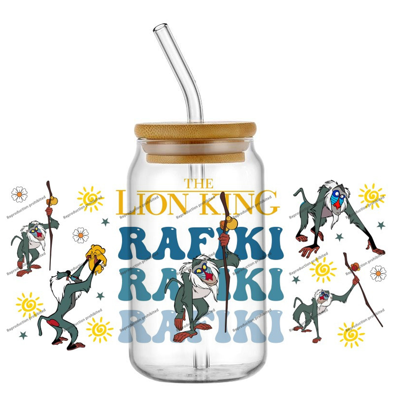 The KING Lion cartoon Characte - đánh giá và giá Rdta Tank Glass
