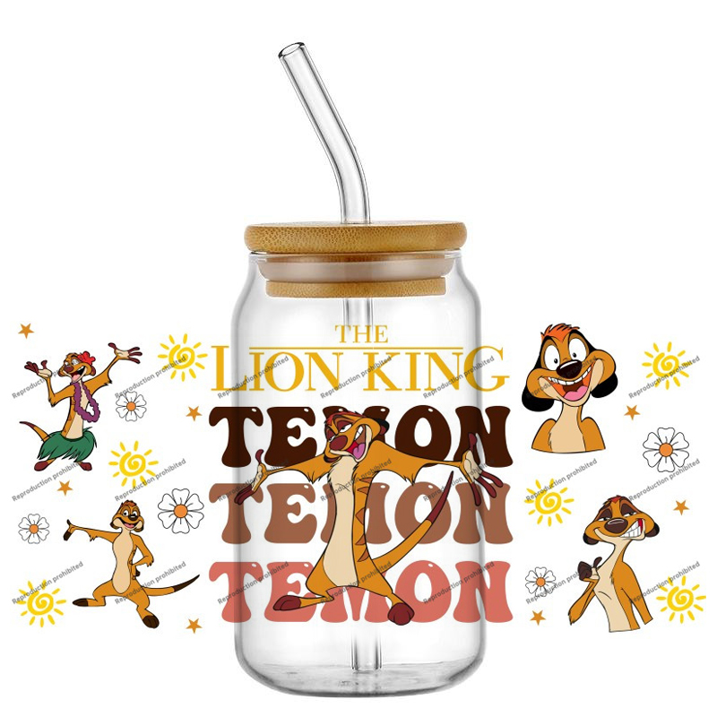 The KING Lion cartoon Characte - đánh giá và giá Rdta Tank Glass