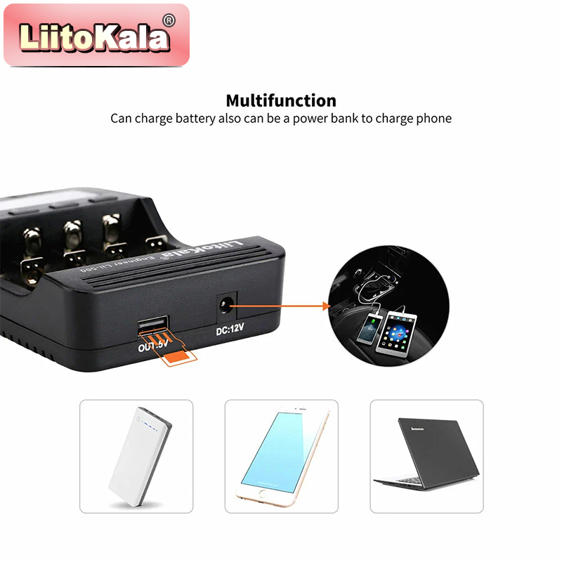 LiitoKala Lii-500 Battery Char - đánh giá và giá Vape Battery 18650